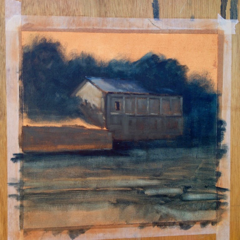 Richard Gray's Paintings: Linton Lock Old Mill
