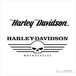 Harley Davidson wing skull Logo vector (.cdr)