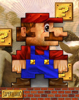 Arte e iustración con Super Mario Bros