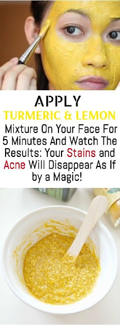 Brightening Turmeric And Lemon DIY Face Mask