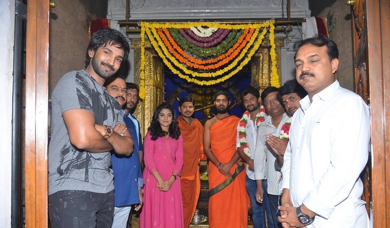 Actress Niveda Thomas New Telugu Movie Launch Photos In Pink Dress