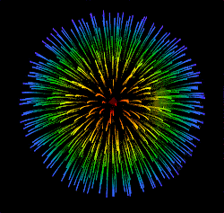 gambar api kembang animasi bergerak fireworks animated baru tahun kumpulan kartun animation dp