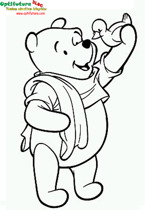 Winnie the Pooh / El osito Winnie [Dibujos para colorear] ~ Optifutura