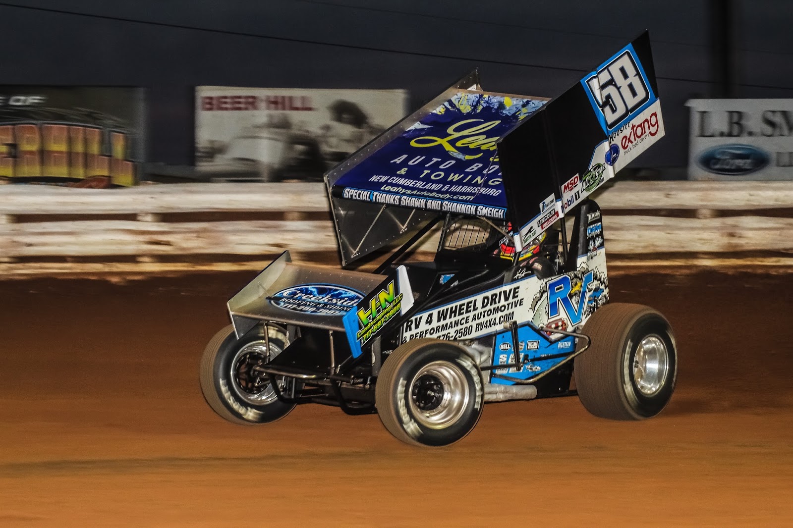 CENTRAL PA RACING SCENE AARON OTT WINS 410 SPRINT CAR