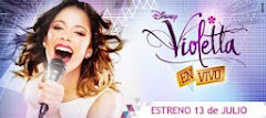 Participación en espectáculo musical VIOLETTA EN VIVO en Teatro Gran Rex! julio a septiembre 2013