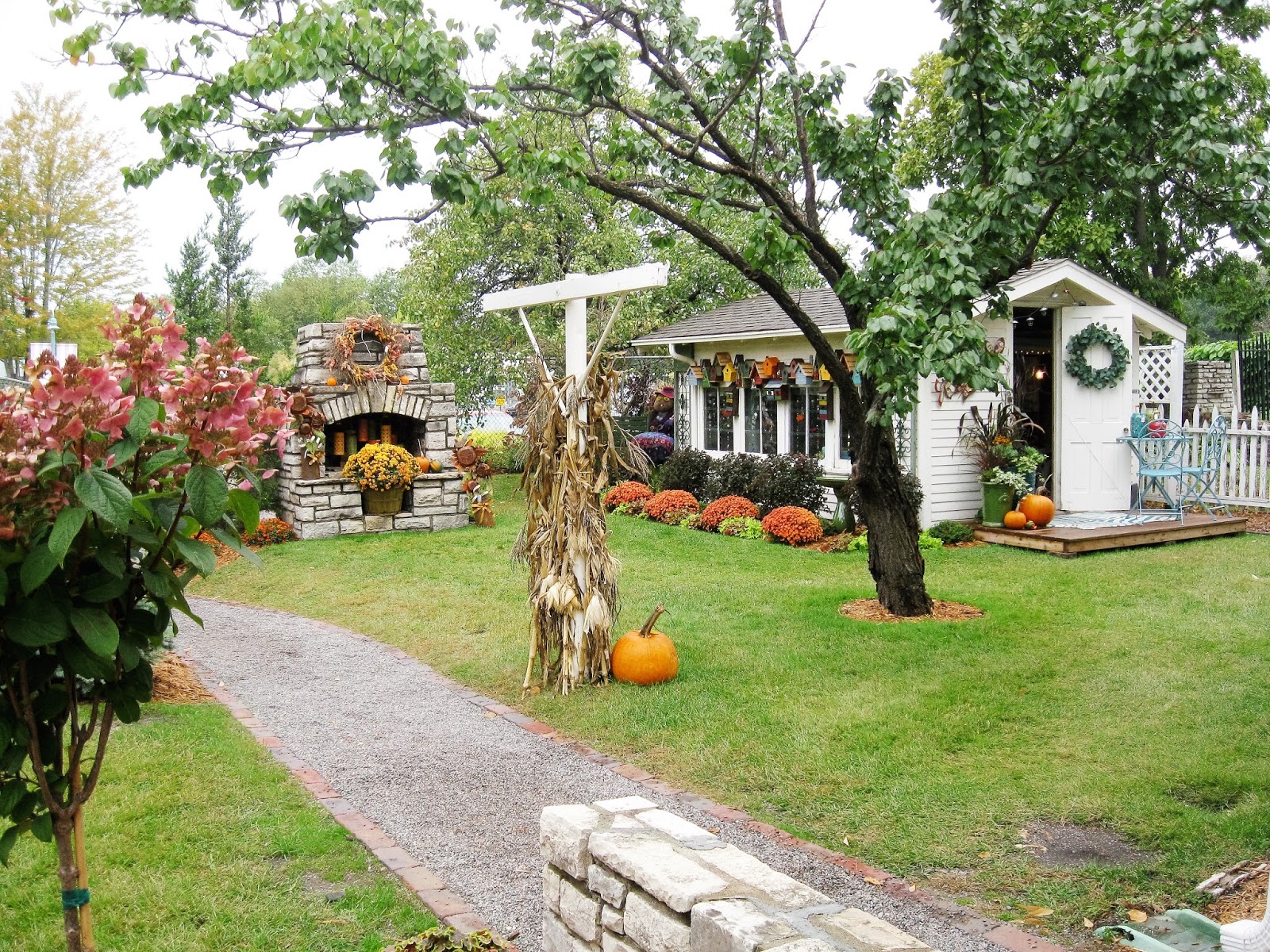 Pink Hat Scarecrow Lady