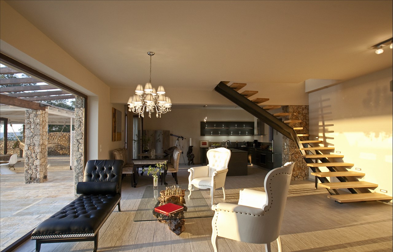 Creative ordinette luxury villa in corfu villa di for Interni classici di lusso