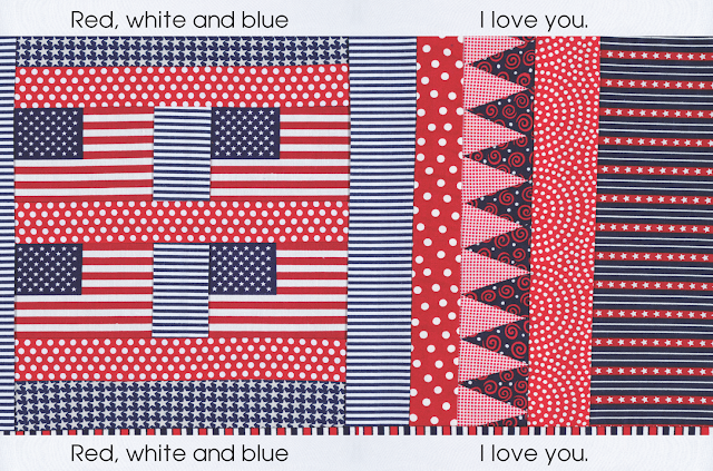 "Red, White and Blue" by Debbie Clement at RainbowsWithinReach