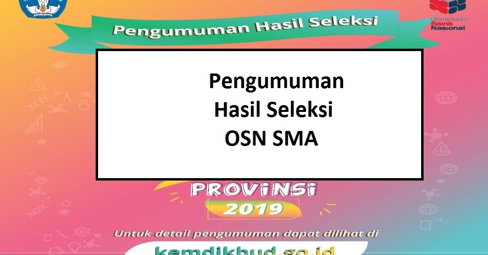 Peserta yang lolos osn smp nasional 2021