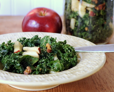 Kale Salad To-Go with Avocado & Apple