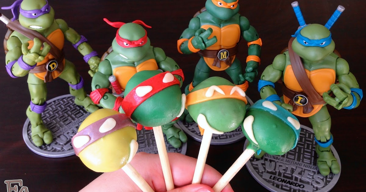 Fiction-Food Café: Teenage Mutant Ninja Turtles Cake Pops