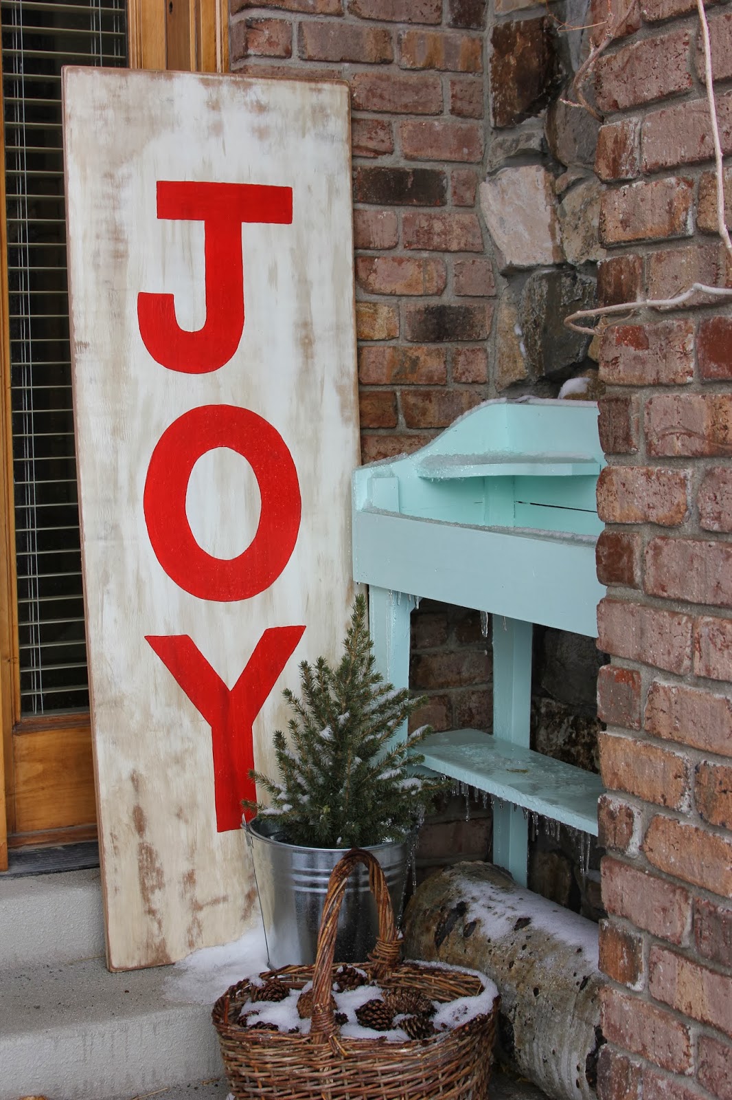 Time of Our Lives JOY Christmas Sign