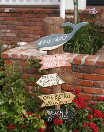 curb appeal with signs