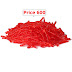 50Pcs Smell Red Worm Lures 2cm Soft Bait Carp Fishing Lure Set
