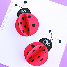 http://www.craftymorning.com/3d-paper-ladybug-craft-for-kids/