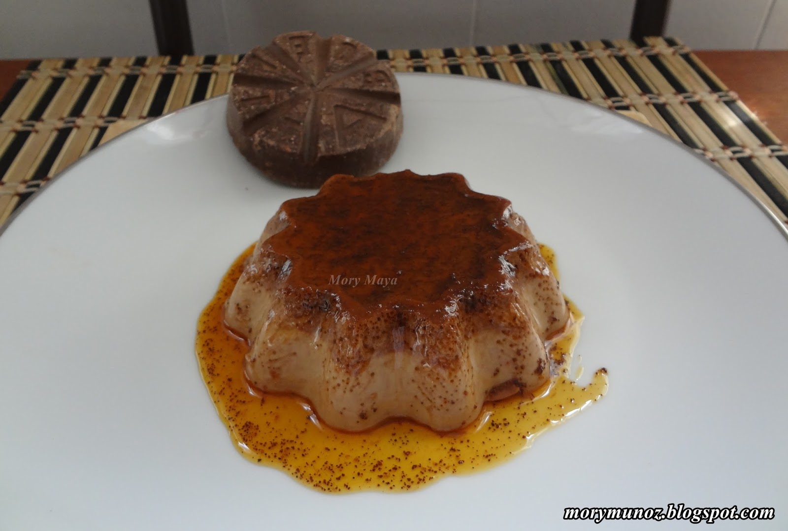 Recetas de cocina con Mory Flan de chocolate mexicano abuelita/Ibarra