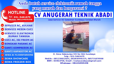 Jasa Service AC Sawahan Surabaya Selatan Murah
