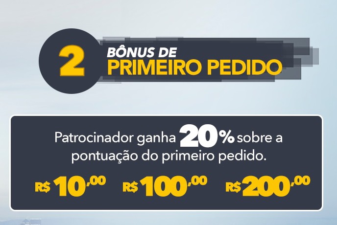 BÔNUS DO PRIMEIRO PEDIDO