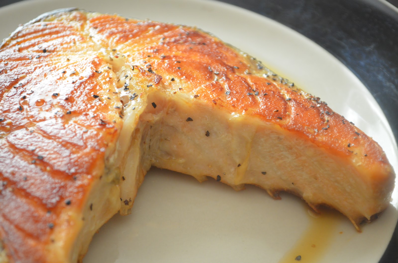 Peggy @ Baking House: Fried Salmon