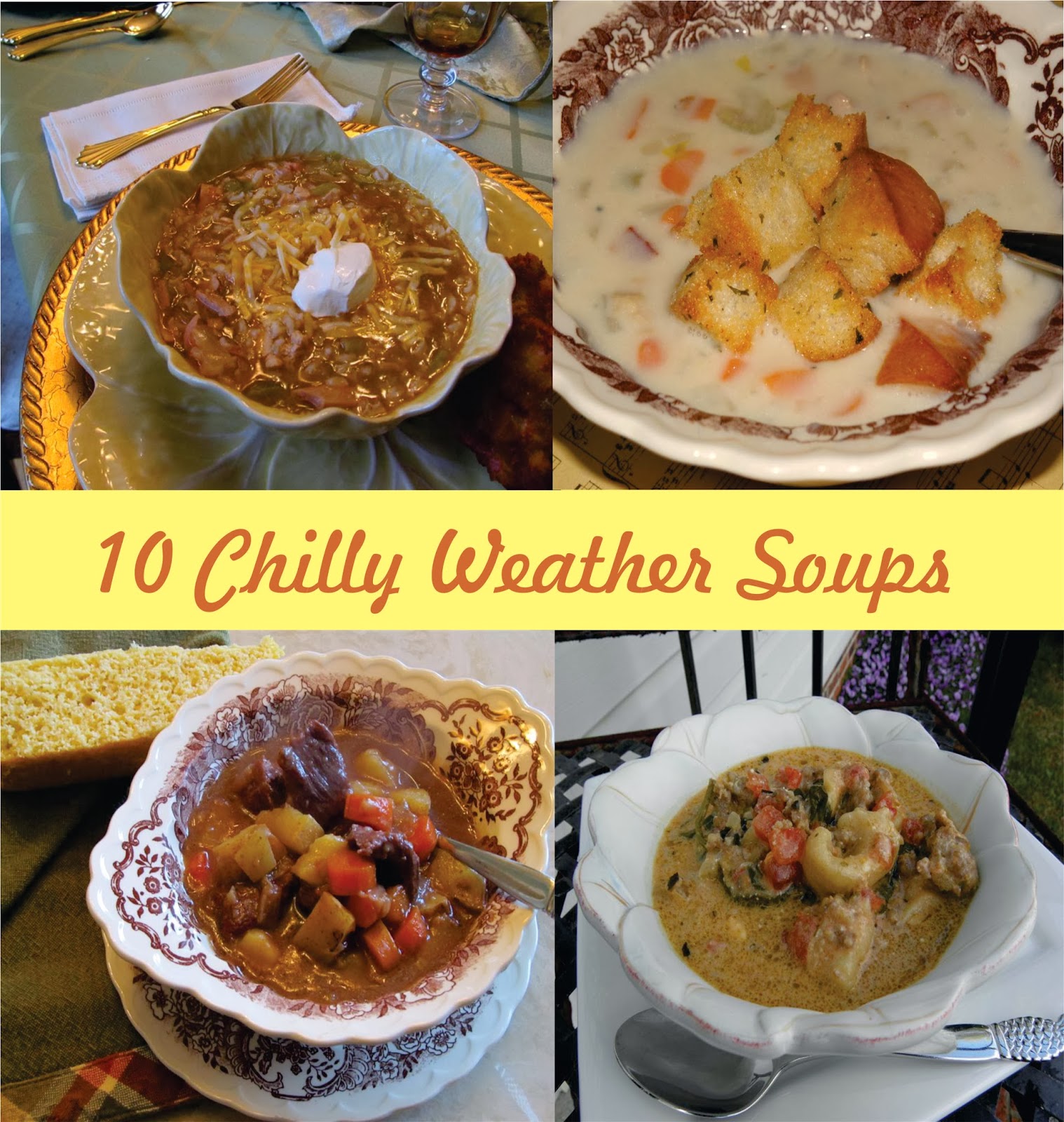 Simple Fare, Fairly Simple 10 Chilly Weather Soups