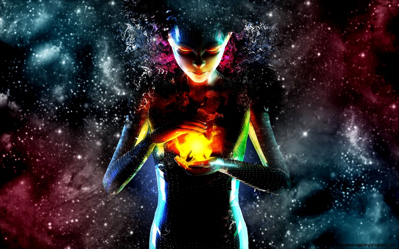 Collection of Abstract Space Wallpaper on