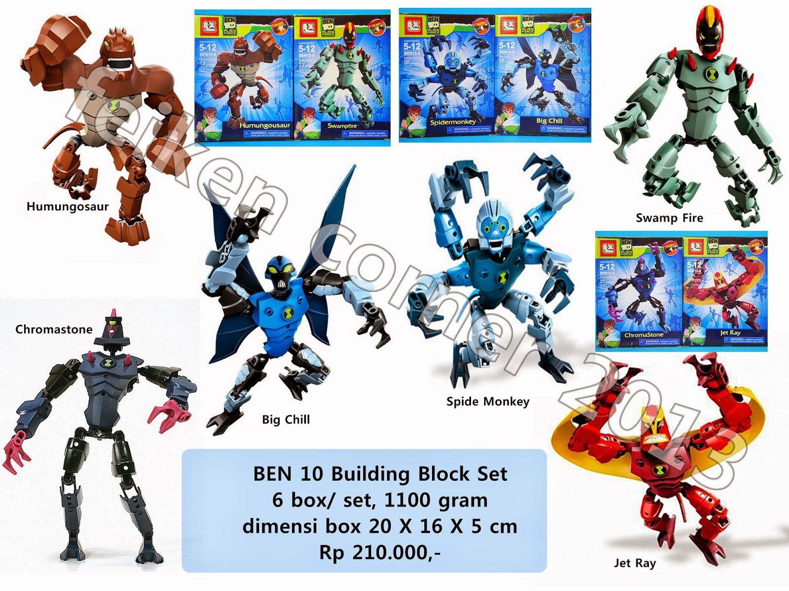 Feiken Corner Building Blocks Ben 10