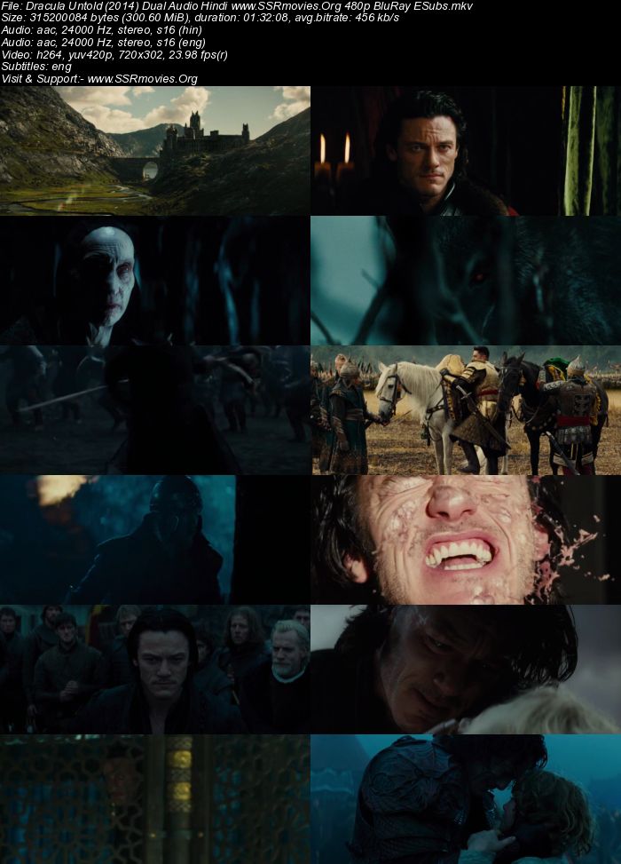 Dracula Untold (2014) Dual Audio Hindi 480p BluRay 300MB