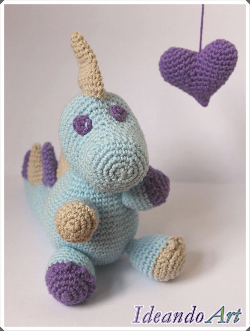 Dragón amigurumi handmade