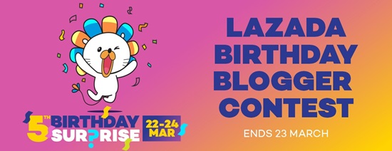 Lazada Birthday Blogger Contest 