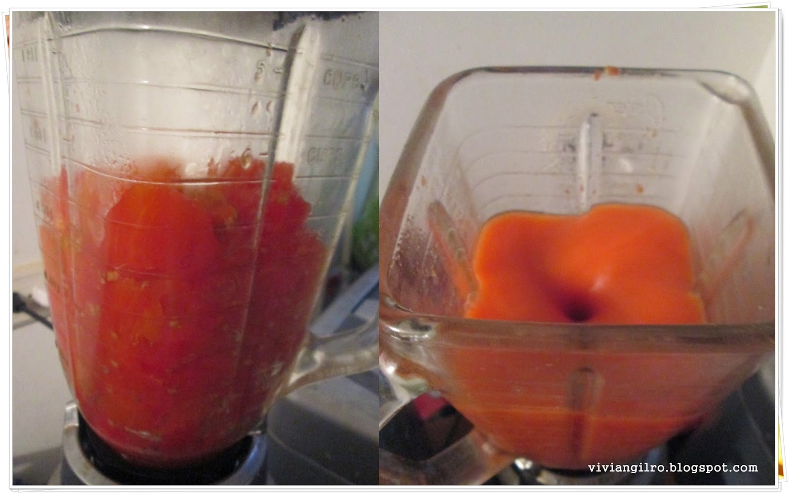 Receta saludable Pasta de tomate Viviangilro