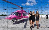 Pink helicopter