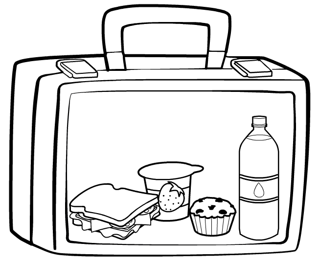 Teachable Kids: Lunchbox- lunch box game - lunch bag food items to play