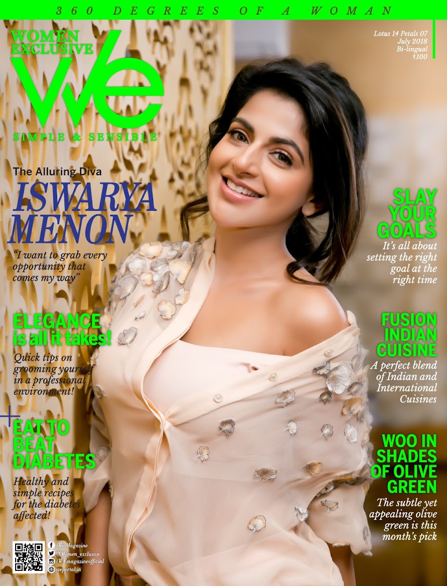 Iswarya Menon stills from WE magazine