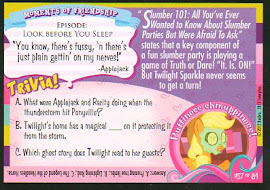 My Little Pony Slumber Party 101 Series 1 Trading Card