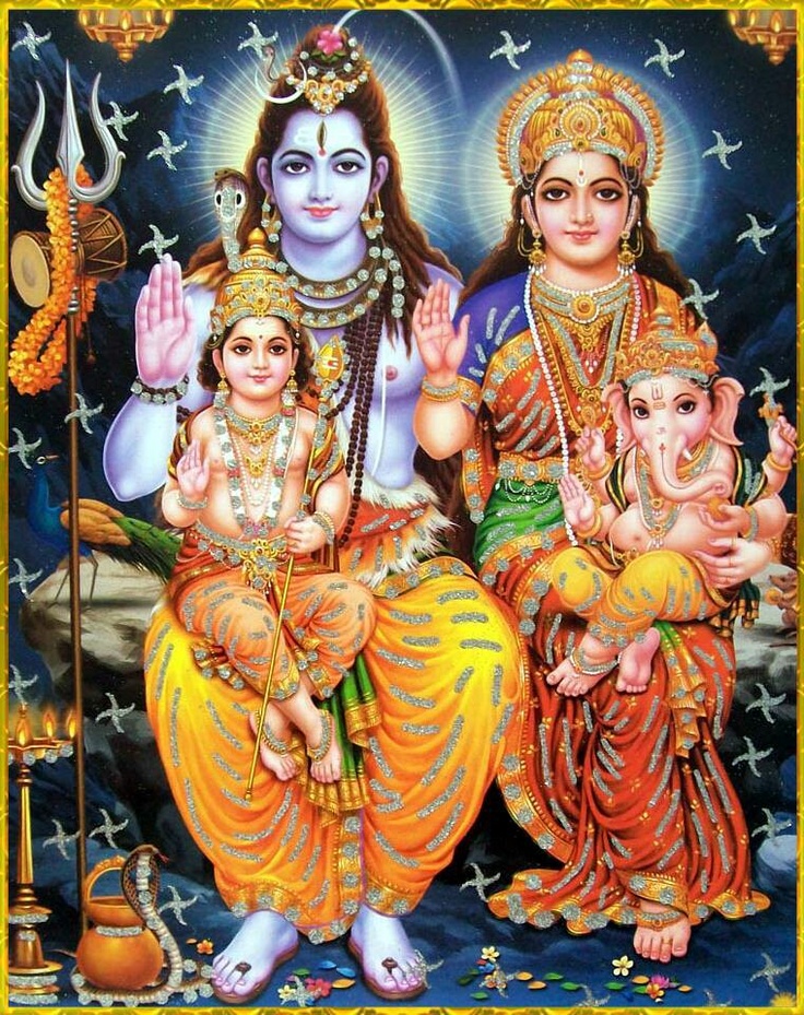 4K wallpaper: Lord Shiva Family Images Hd 1080p Download