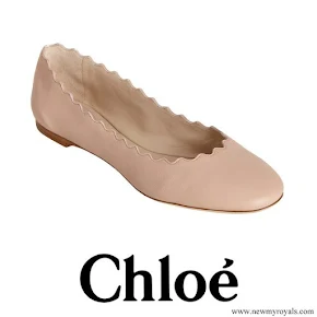 Princess Mary wore Chloe Lauren Scalloped Ballerina Flat