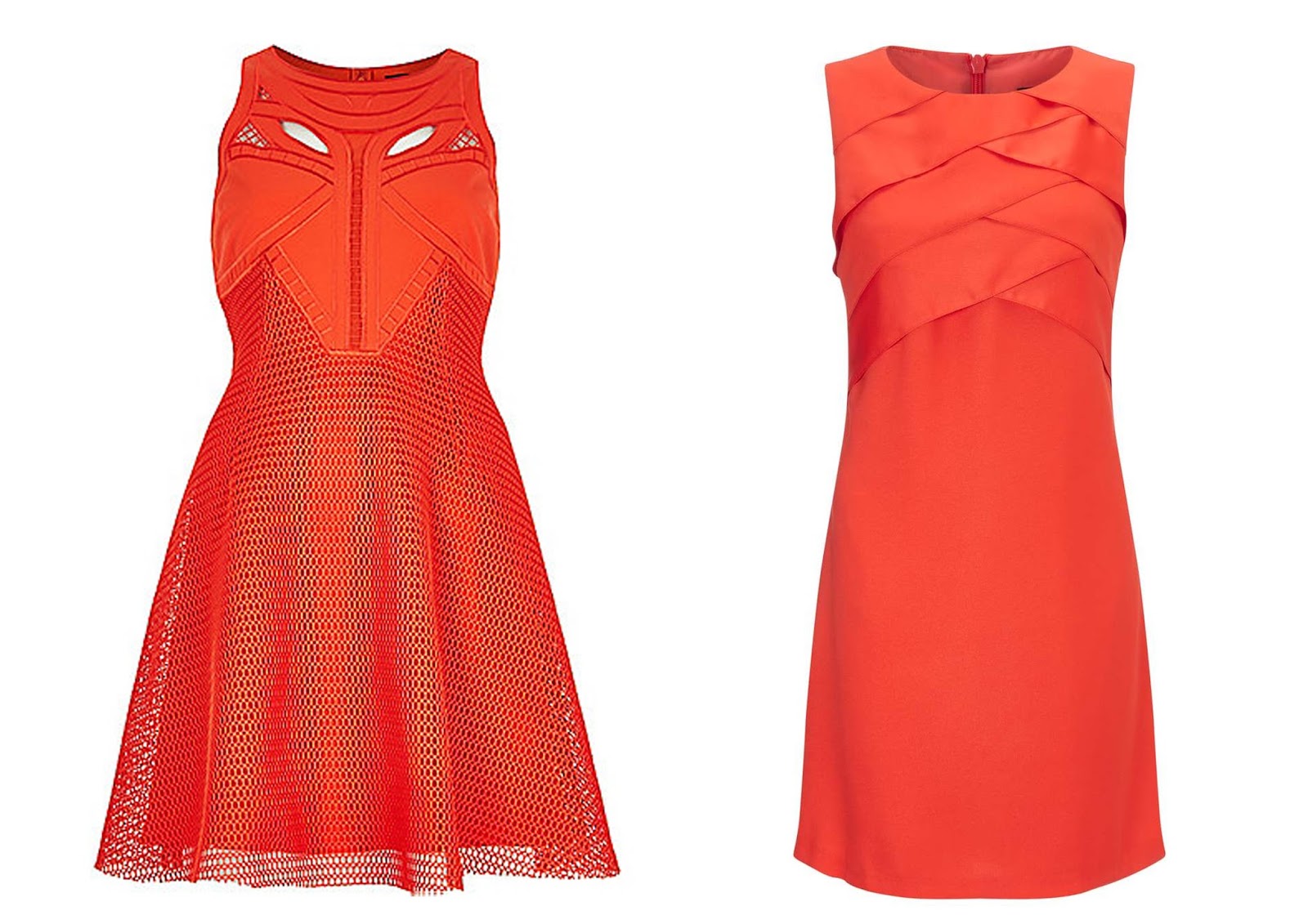 Orange River Island Neon Dress River Island Wedding Guest Dresses