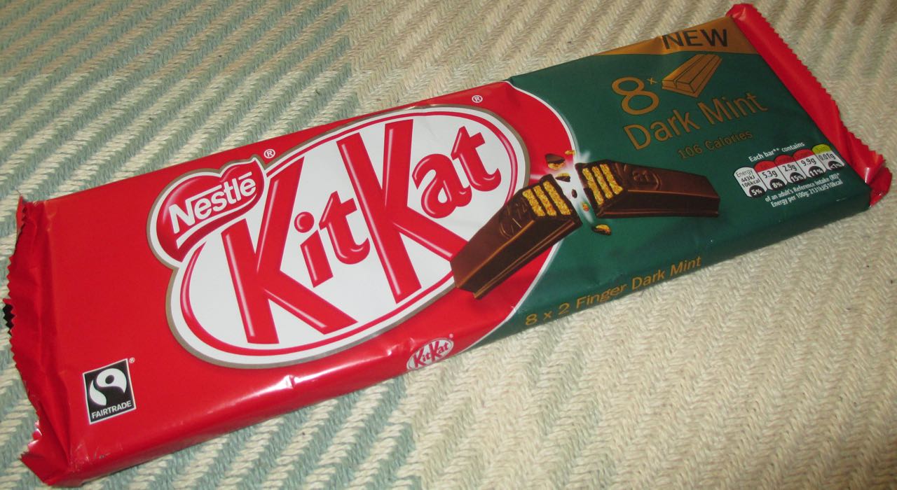 FOODSTUFF FINDS New Kit Kat Dark Mint (Morrisons) [By Cinabar]