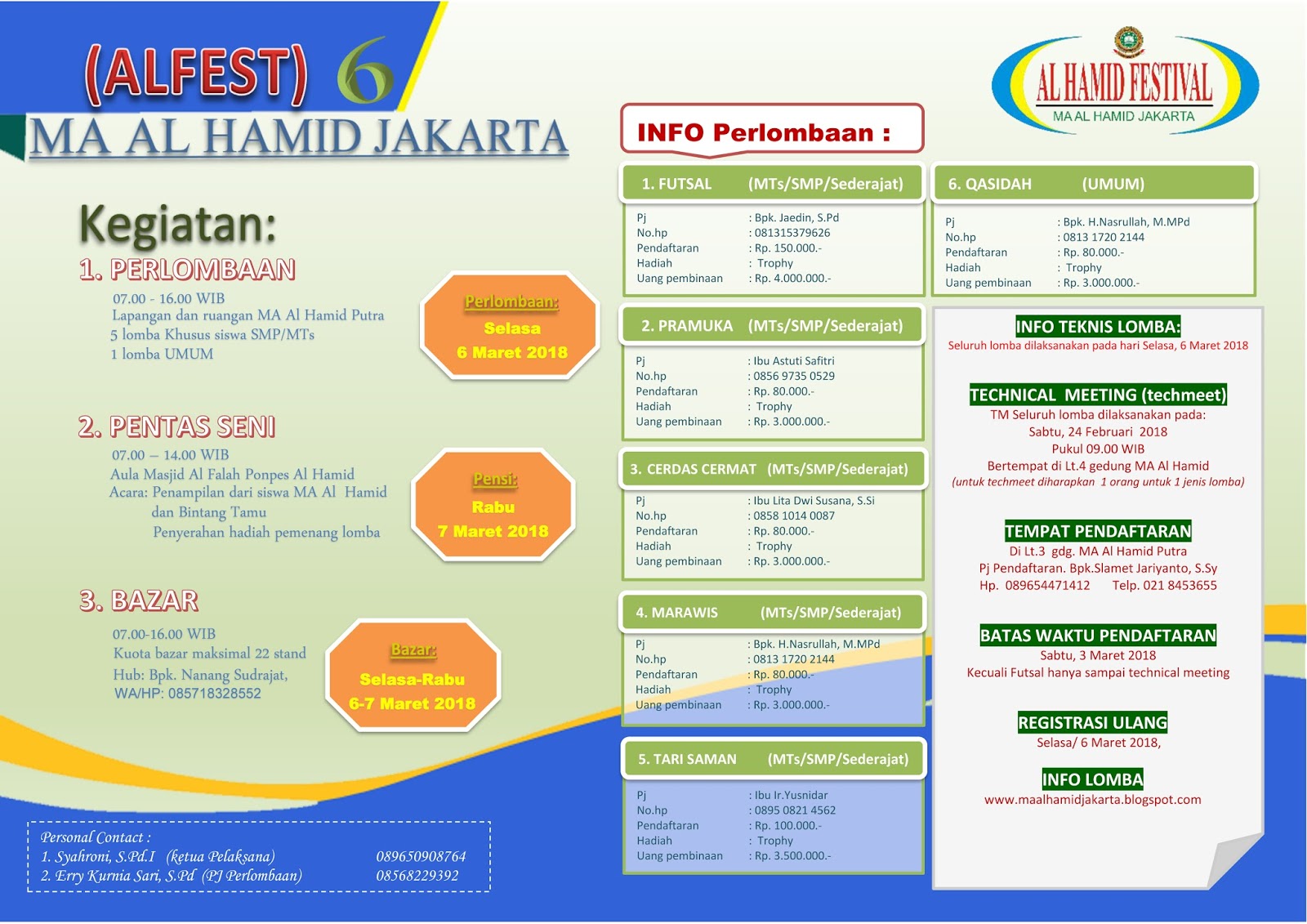Biaya Masuk Pesantren Al Hamid