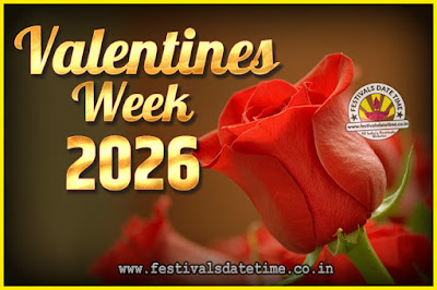 2026 Valentine Week List : 2026 Valentine Week Schedule, Hug Day, Kiss Day, Valentine's Day 2026