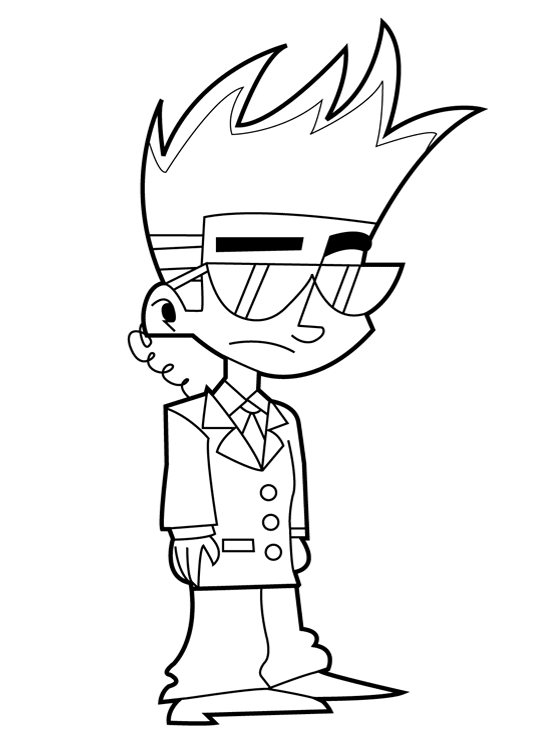 Johnny Test Coloring Pages Printable