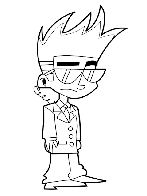 johnny test coloring pages from cartoon network - photo #13
