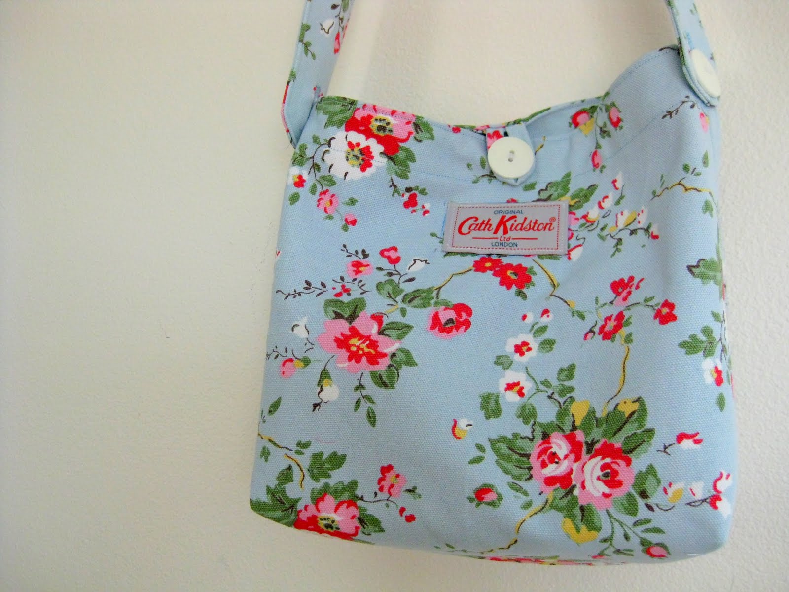 because she started knitting Sewn Cath Kidston Bag from Sew! Cath Kidston