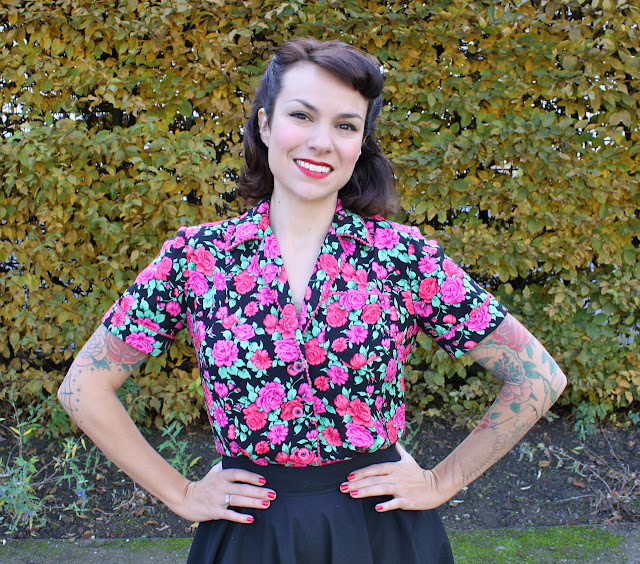 Gertie's New Blog for Better Sewing: Vintage Casual '40s Blouse in Pink ...