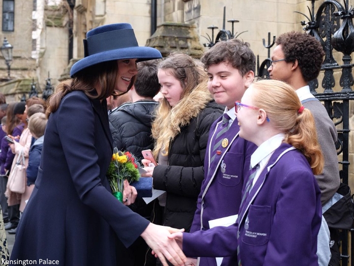 Duchess Kate: The Duchess in Beulah London for Commonwealth Day Service