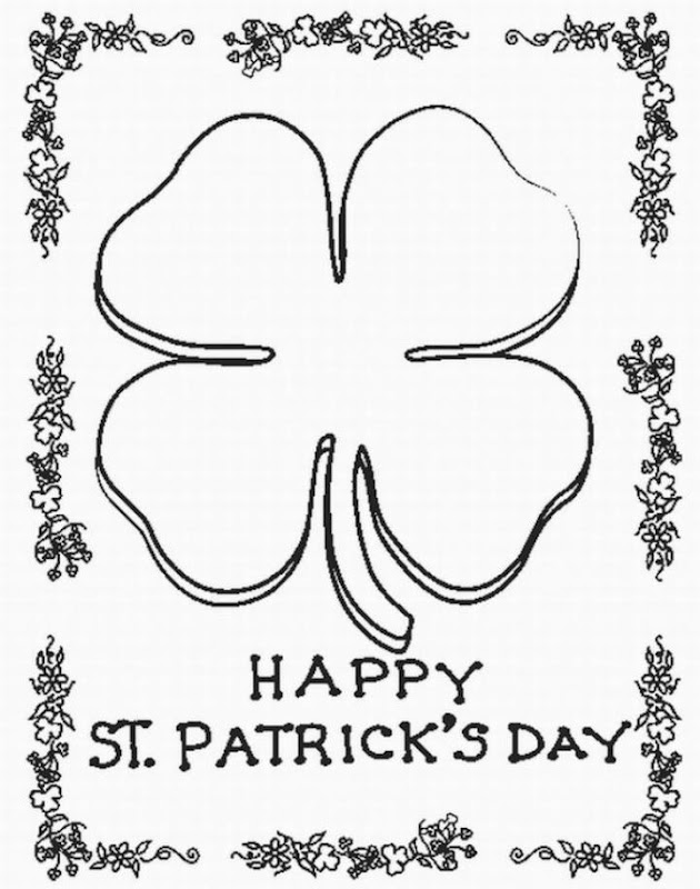 Posted in St. Patricks Day Coloring Pages title=