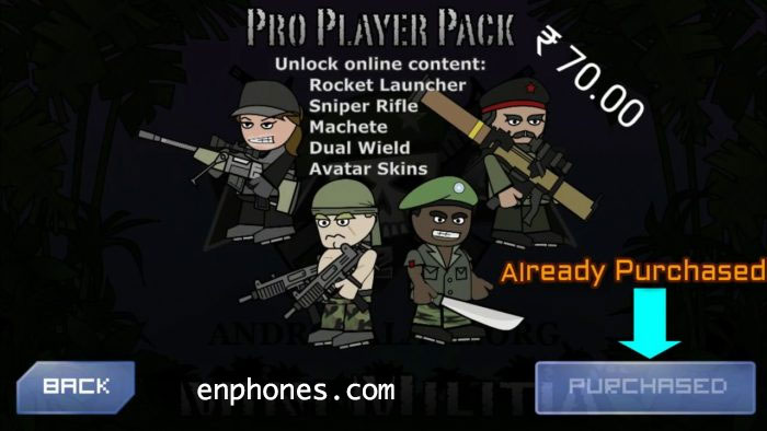 Download Mini militia mod apk with unlimited ammo and nitro