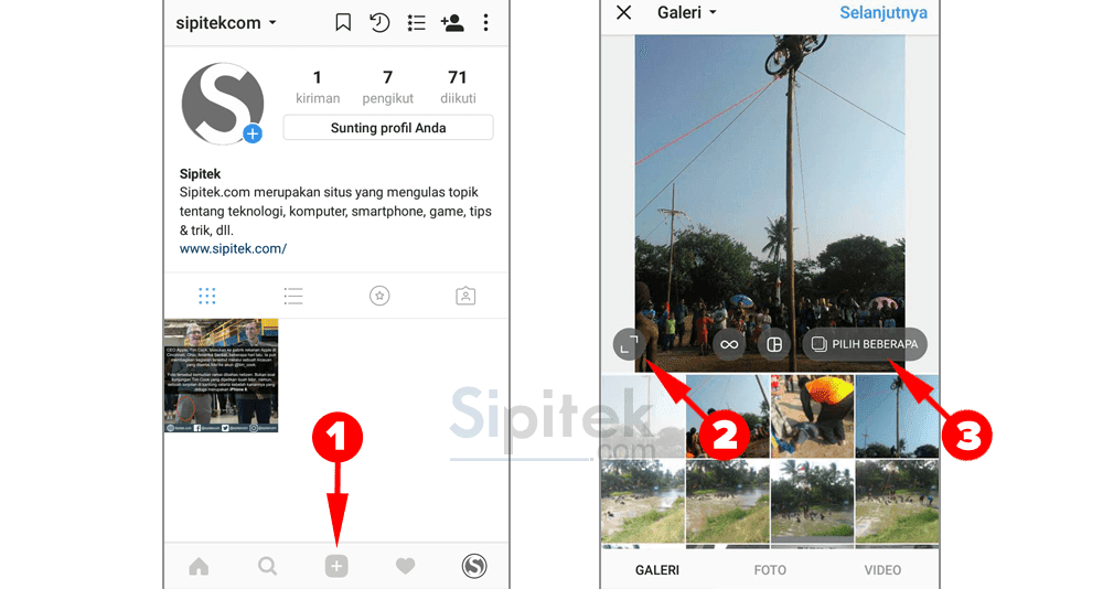 Cara Upload Banyak Foto Sekaligus di Instagram dalam Satu Postingan Cara Upload Banyak Foto Sekaligus di Instagram dalam Satu Postingan