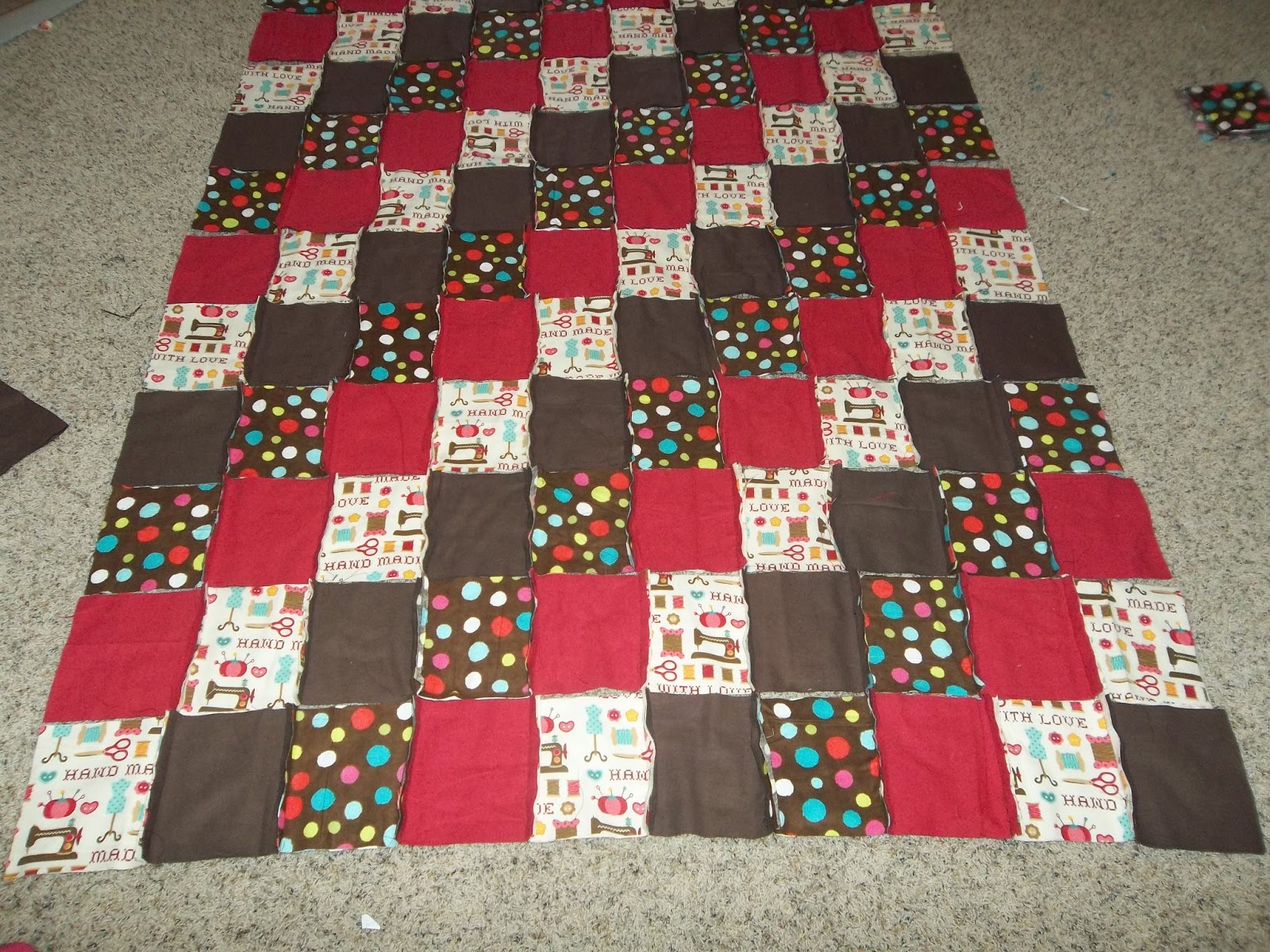 One of a Kind: Rag Quilt Tutorial!!!
