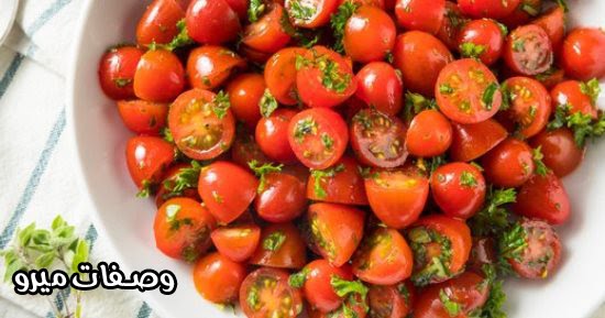 طريقة عمل سلطة الطماطم